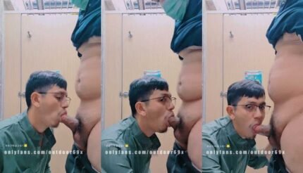 แมวหนวด อมควยเจ้าหมีพยาบาลออกเวรมาพ่นน้ำใส่ปาก ทะลักจนกินไม่ทันเลย