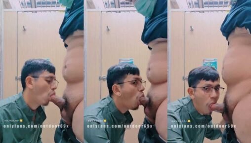 แมวหนวด อมควยเจ้าหมีพยาบาลออกเวรมาพ่นน้ำใส่ปาก ทะลักจนกินไม่ทันเลย