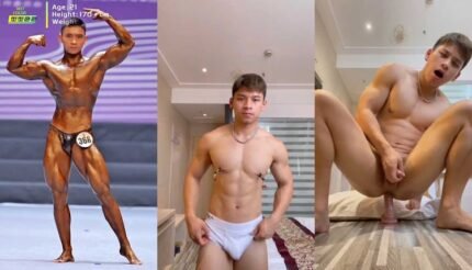 คลิปหลุดนักเพาะกายชาวไต้หวัน เล่นเสียวกับตัวเองพร้อมอุปกรณ์แนวbdsmกล้ามแน่น คนหล่อเงี่ยนยังไงก็ได้ร้องเพลงไปเสียวไปยังได้