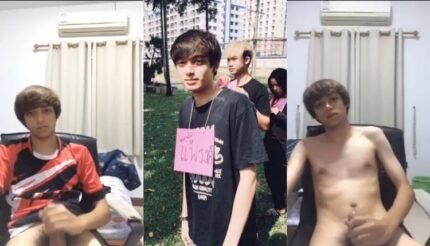 แฟรงค์ หนุ่มลูกครึ่งเฟรชชี่ ม.กรุงเทพ กับคลิปชักว่าวโชว์ วัยรุ่นหน้านิ่งเรียบร้อยแต่เงี่ยนมาก