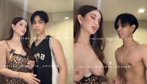 มีมี่ ชวนหนุ่มทะเล้นอารมณ์ดี มาเย็ดโชว์ โชว์ลีลาหื่น เลียหี เย็ดกระแทกปั๊บๆ ต่อหน้ากล้อง น้ำแตกคาถุง